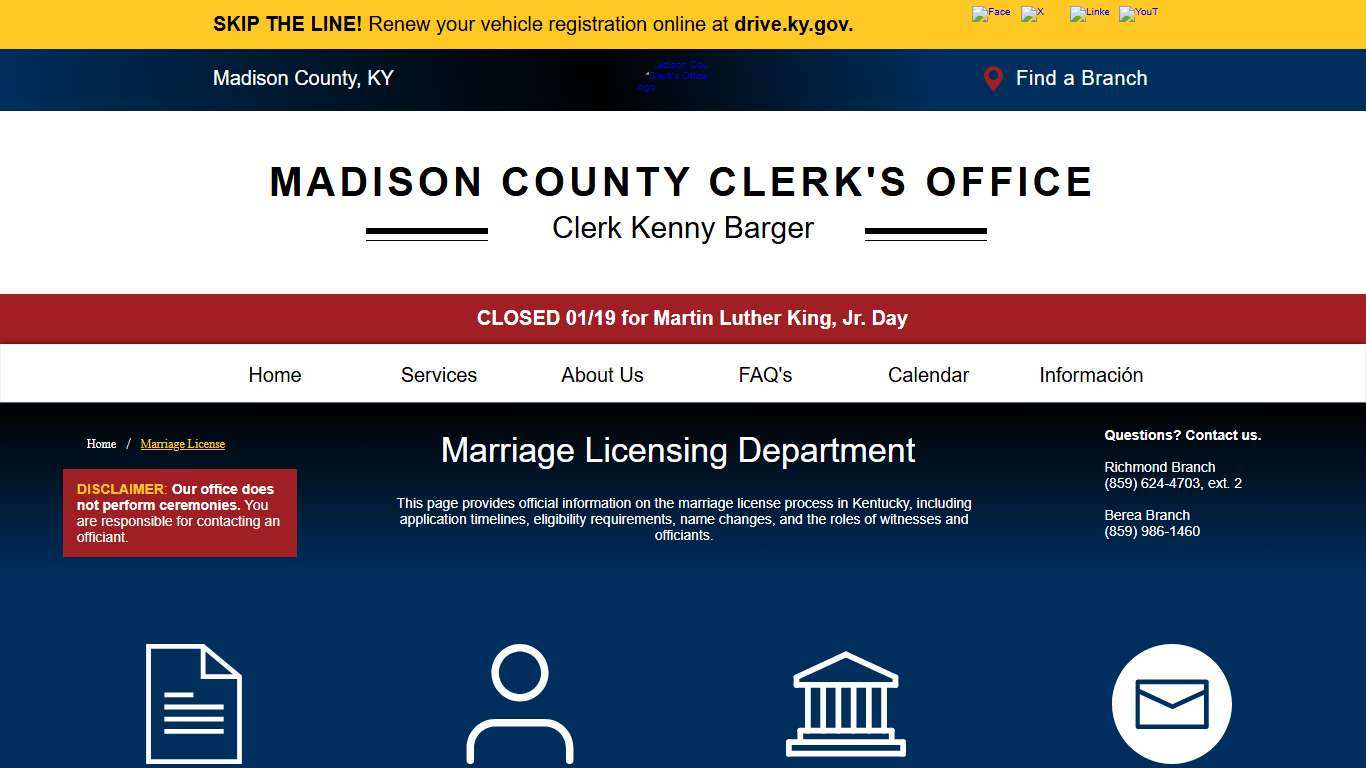 Marriage License | mysite